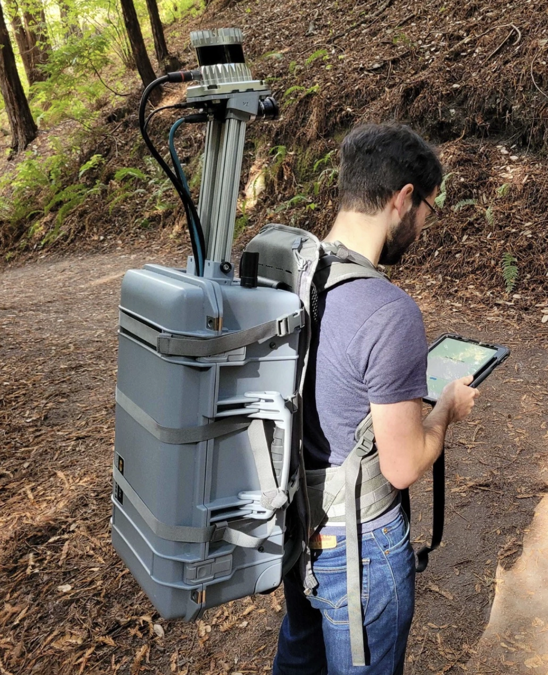 Gaia AI uses LiDAR to gather data about the forest