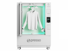 Presso's robotic dry-cleaning kiosk